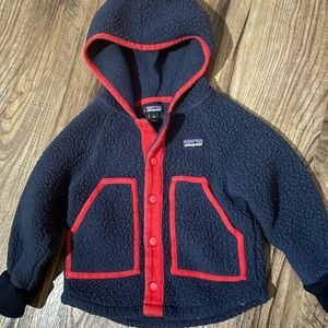 Patagonia baby retro pile fleece jacket